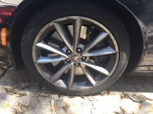 Before, this is several weeks of brake dust