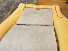 
Here is the new foam on seat bottom 