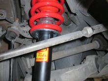 Left rear strut: That is the way it is supposed to look