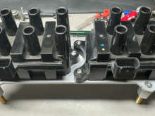 These are the Mk 2 coil packs - note no special ridge on the plug towers, they're also smaller. The others are on the car so I can't do a side by side but I will take a side by side when I pull the Mk1's 