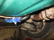 A touch lower than the sump