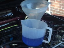 No Expense spared, I bought a New Jug and Funnel especially for the occaision!