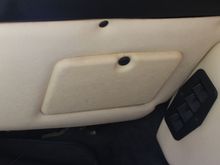 The ABS Brake Fuses are behind this Knee Pad