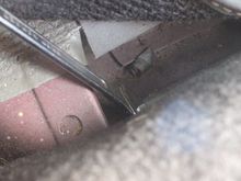 Using 2 Spanners (The Same Size) undo the Locknut and then adjust the Rod which adjusts the Cable