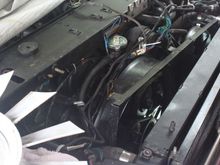 If removing the Fan was hard, removing the Fan Shroud was harder but I got there in the end