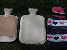 The Ideal Gasket Material was cut out of the Smooth Sides of the GF's Hot Water Bottle