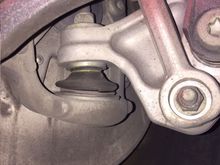 LHS upper control arm ball and socket joint