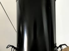 Re-Sprayed Air Filter Canister in satin Black