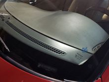 Panel painted in SATIN Otter Brown