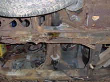 rust in chassis leg