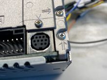 This is the plug on the back of the new stereo unit.