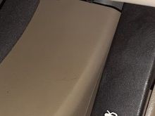 Left Leg kick panel at lower dash.