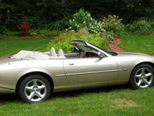 my 2000 XK8 in my front yard