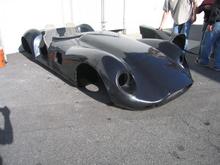 We couldn't resist and had to "mock up" what the car would look like some day.  it was amazing how light these large body panels were.