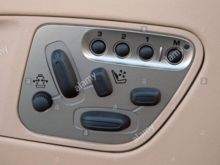 16-Way Seat Adjustment Controls (Luxury Package)  If you have this, your dash, door, panels, etc. are leather.  
