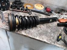 Assemble the coil over assembly, and all your problems are gone