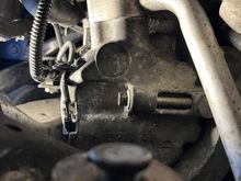 Pipe and Casing to Top of Alternator
