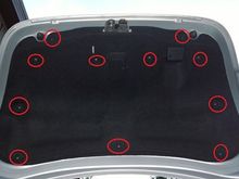Jaguar XF trunk liner