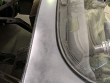 Got rid of the Windshield wipers which are kind of pointless on a Speedster build given you look over the Windshield, but the arms were too long anyway).  