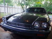 Big brother wanted some face time, too. I think we'll be selling the XK8 soon and holding onto these two. Also pictured for the combination leaper/growler treatment on the hood.