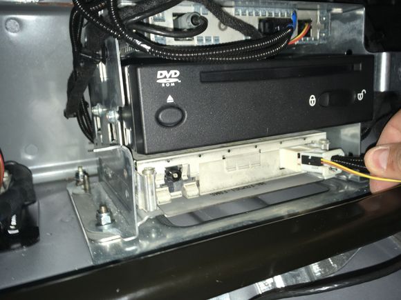 11. This connector has a snap on the side and can be removed more easily.