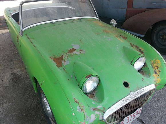 Lots of character: brits call this a Frogeye sprite vs. bugeye here in US