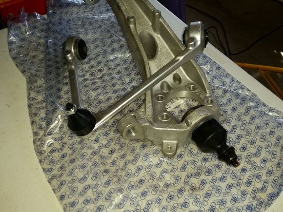 New parts plus all new brakes since you already have to take them apart during this job