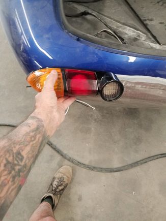 Test Fitting Tail Light