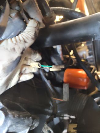 What is that white connector for? It was just hanging there.