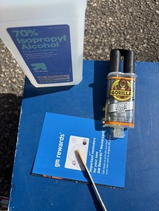 Gorilla Glue 2 part epoxy to the rescue!
