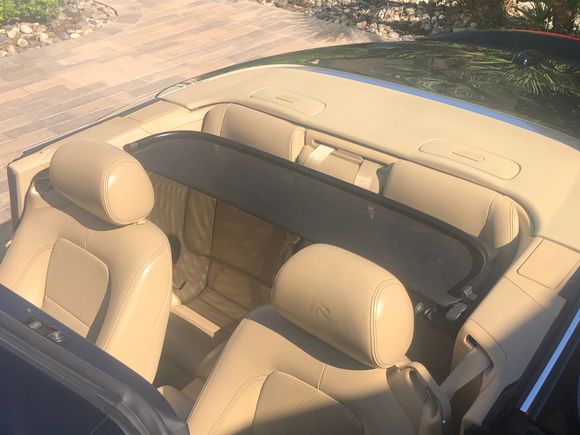 Jaguar wind deflector included.