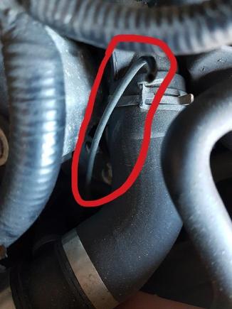 this leads down to the bottom of car somewhere