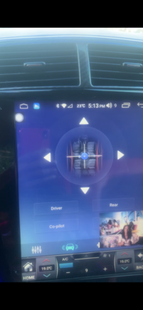 Jaguar XK Tesla Screen balance