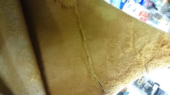 Rear fin crack has since glued up well. Dry foam area