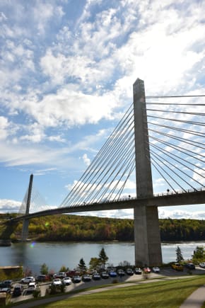 Penobscot Narrows Bridge, which I didn't know existed until we drove up to it. Nice suprise!
