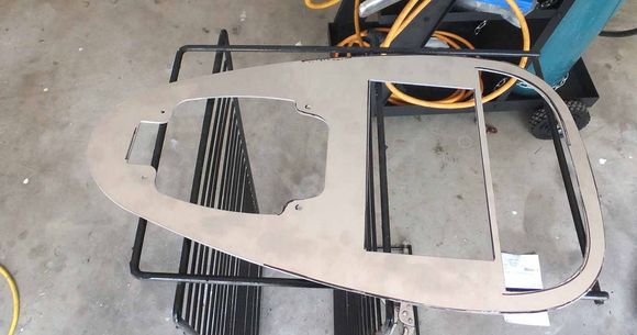 new face plate before bending