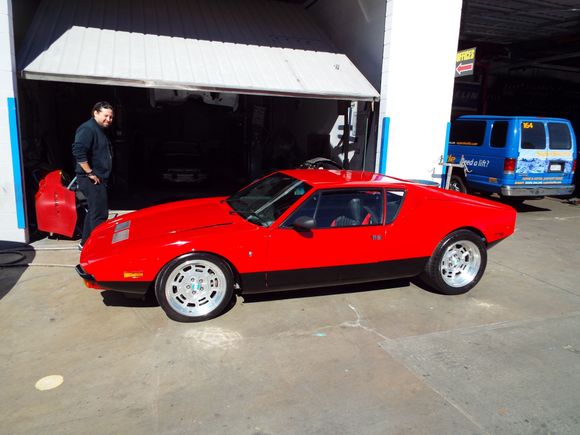 My first look at her cleaned up and polished in 4 years.  What a sight.