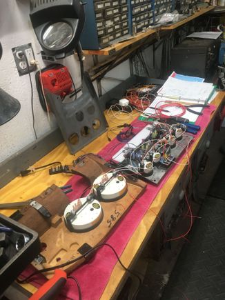 Following a suggestion in a Hagerty article - build the dash on the bench!