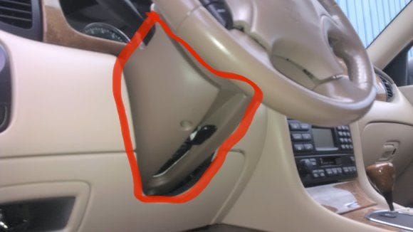 Anyways, what I would do is remove the lower steering column cover. If it’s blowing that hard, you should be able to pinpoint where the  air is blowing from more accurately while driving. 