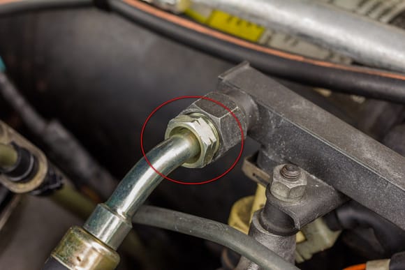 Connector circled