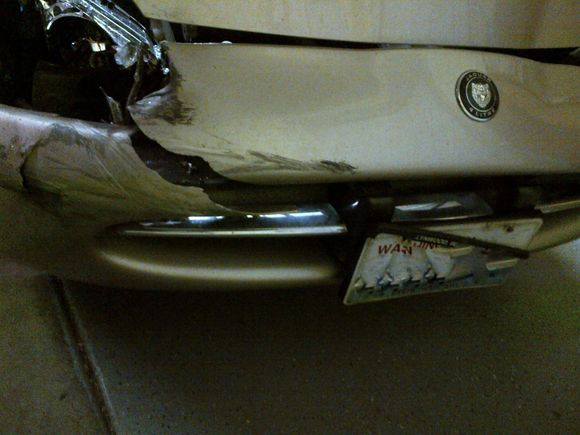 I think I can save the bumper cover. I have years of experience (in my old life) of plastics and fiberglass repair.