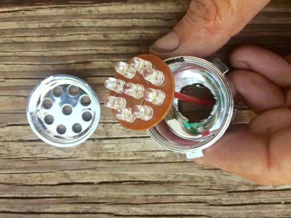 Through the original bill holder