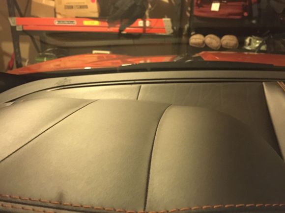 near the windshield
