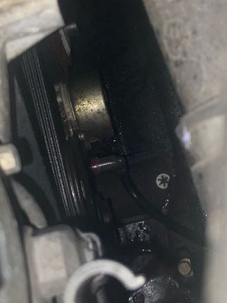 This is right behind the radiator. 