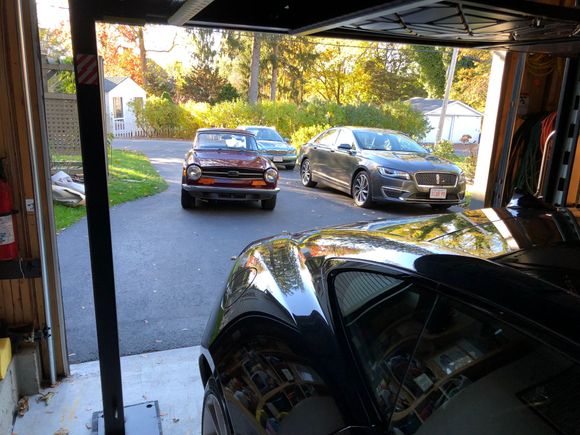 The previous fleet.  The TR6 and the X-Type are gone now.