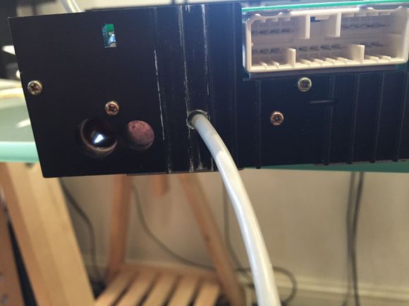Hole in rear panel
