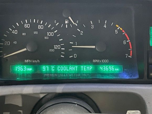 Coolant temp 92 Cadillac Eldorado