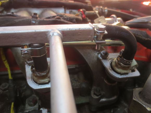 Front injector close-up