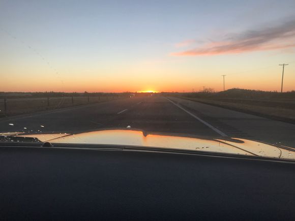 Early morning out of Mclean, TX