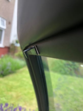 Small metal stick on clip (2 per door)